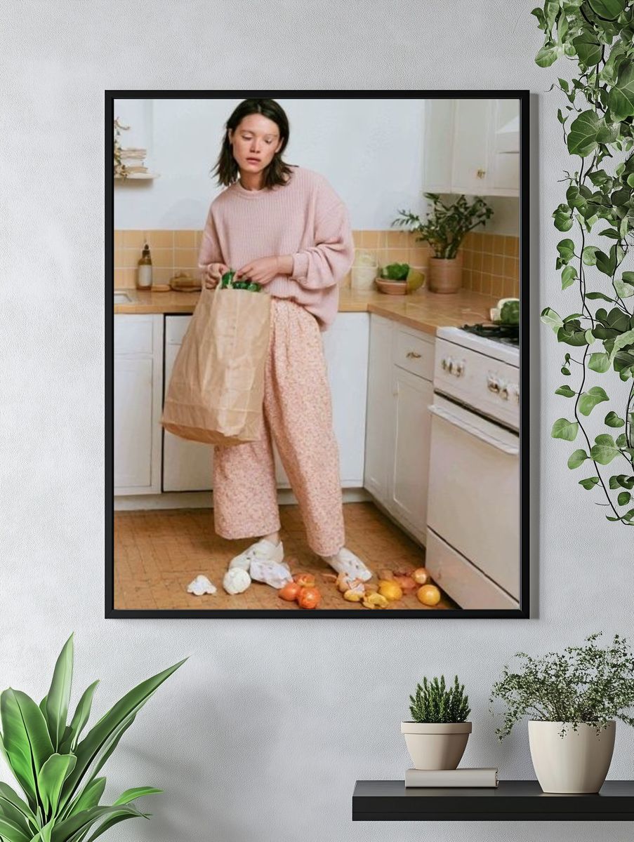 Kitchen Grocery Moment Photography Poster. — room view 4