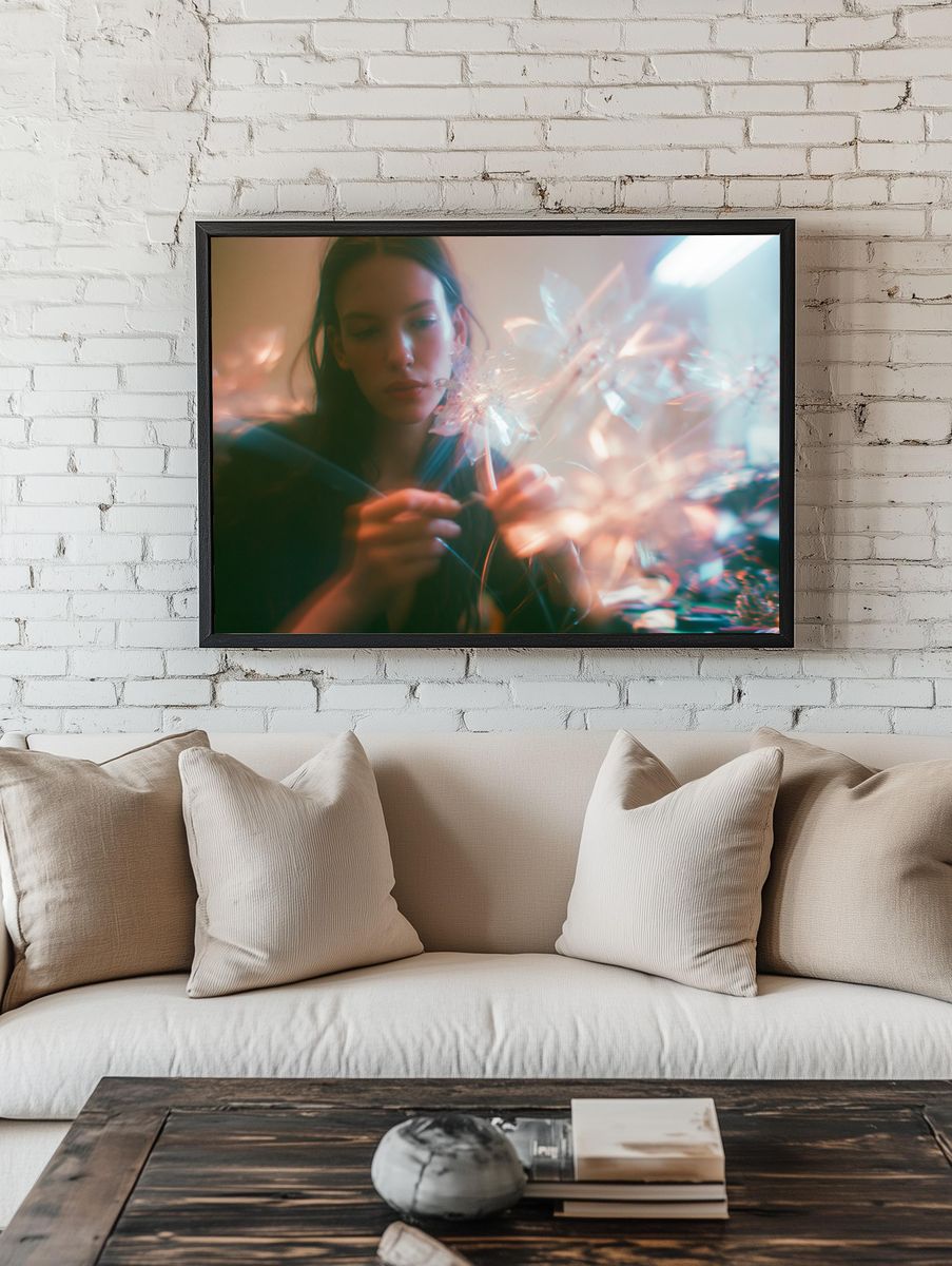 Dreamy Portrait Photography Poster. — room view 1
