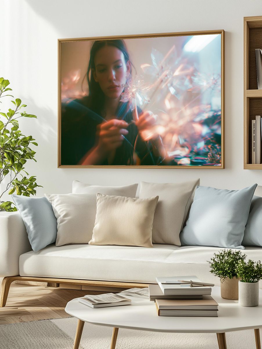 Dreamy Portrait Photography Poster. — room view 2