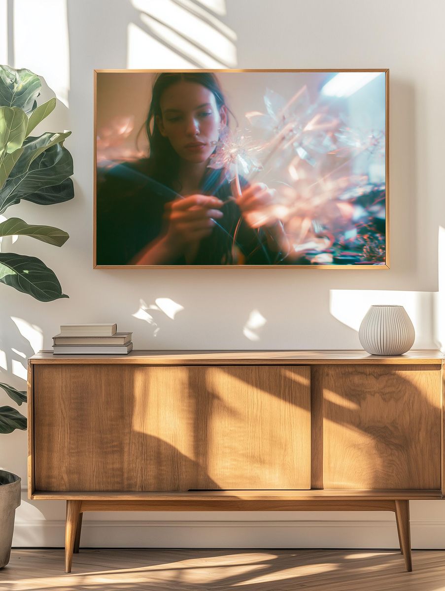 Dreamy Portrait Photography Poster. — room view 3