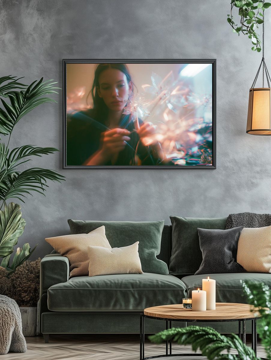 Dreamy Portrait Photography Poster. — room view 4