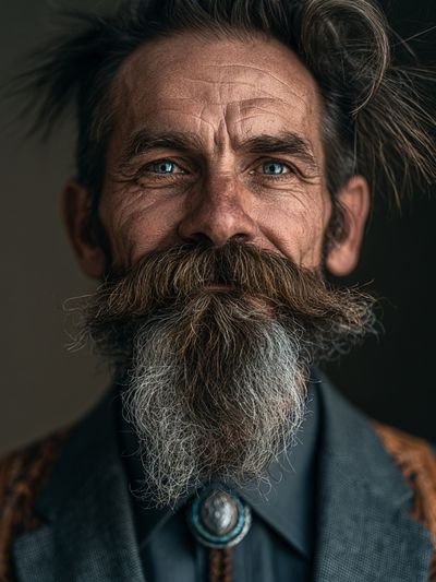 Bearded Portrait Photography Poster. poster