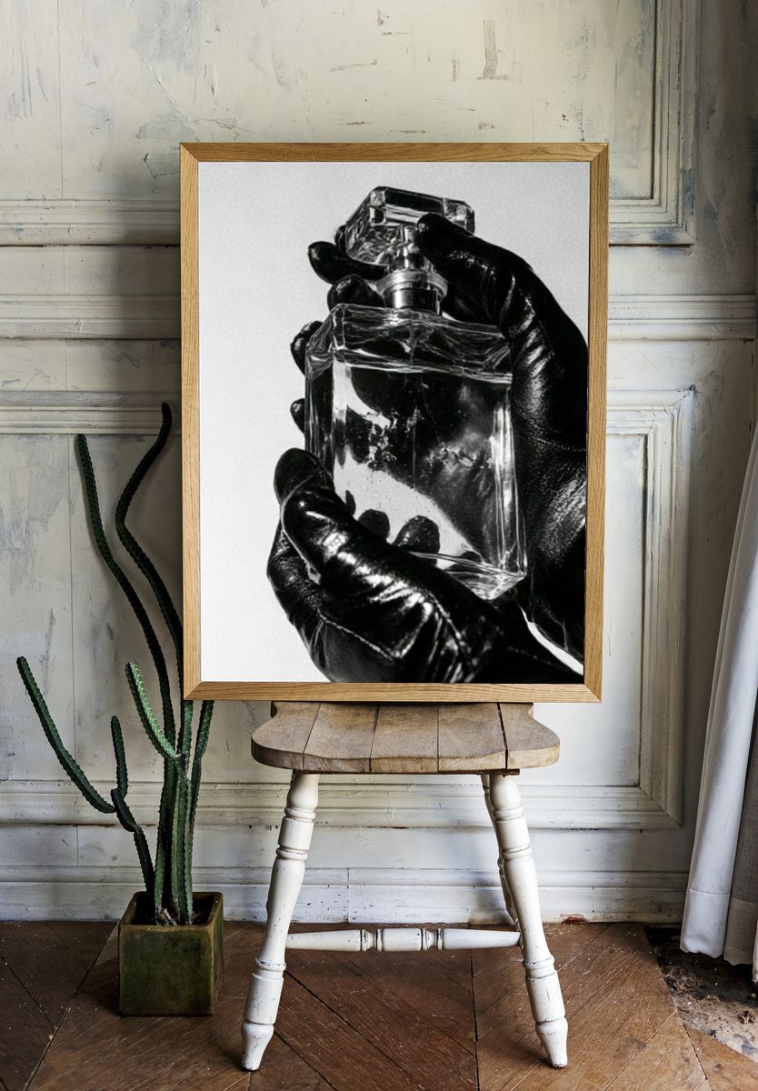 Perfume Bottle Photography Poster. room preview