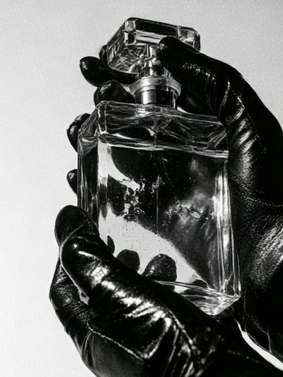 Perfume Bottle Photography Poster.