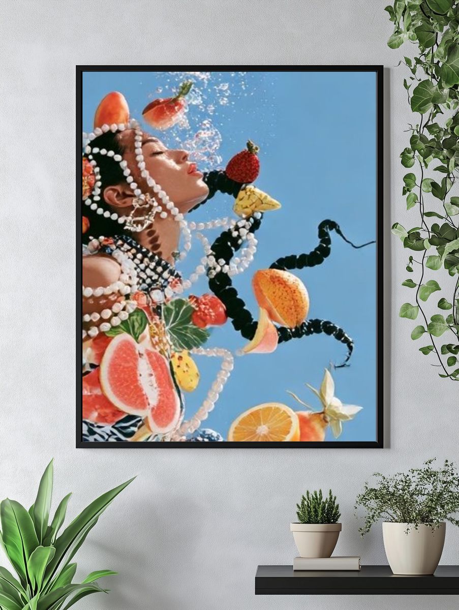 Fruit Portrait Photography Poster. — room view 4