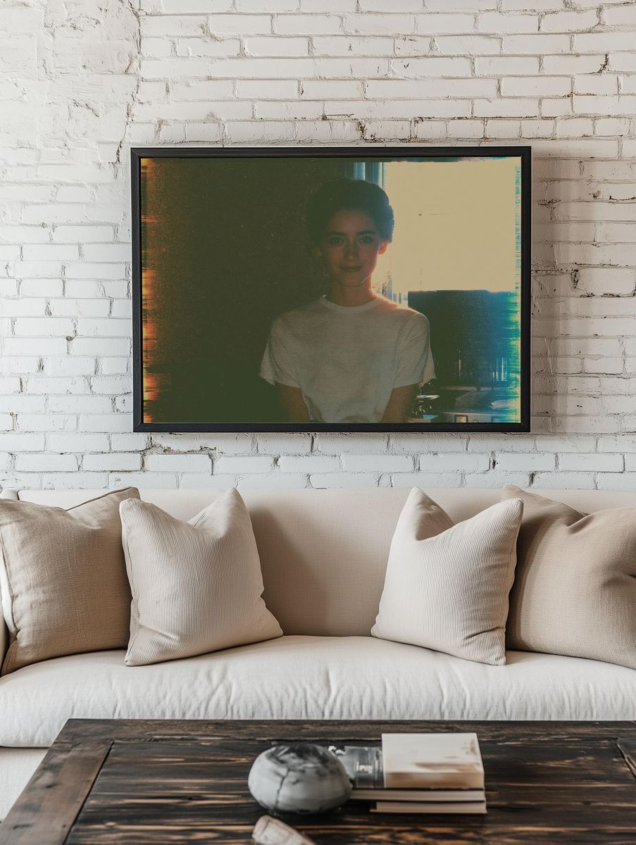 Backlit Portrait Photography Poster. room preview