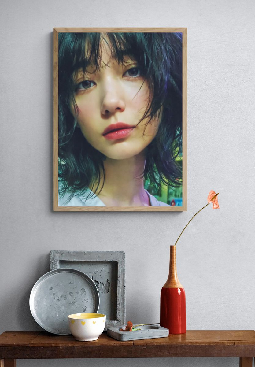 Neon Portrait Photography Poster. — room view 3