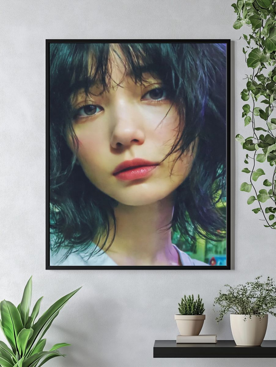 Neon Portrait Photography Poster. — room view 4