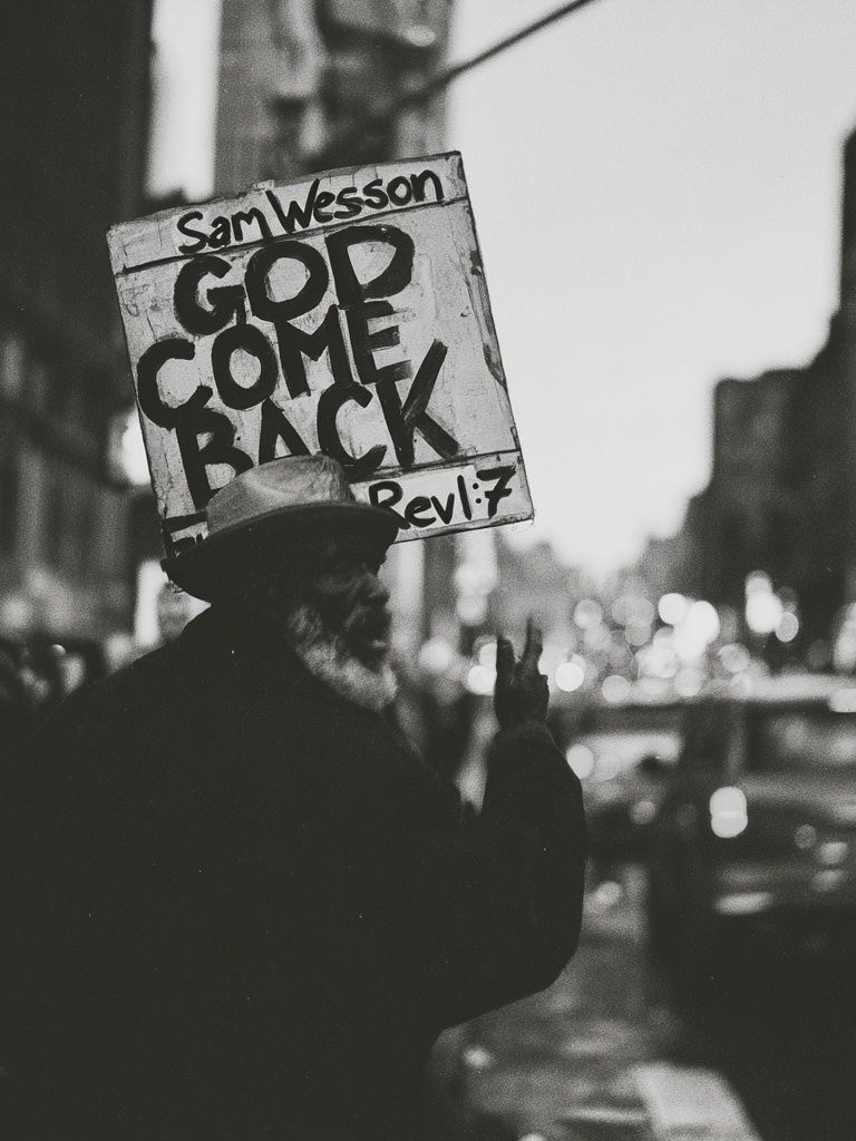 God Come Back Street Photography Poster. poster — photography art