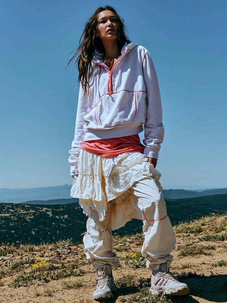 Mountain Fashion Portrait Poster. poster — photography art