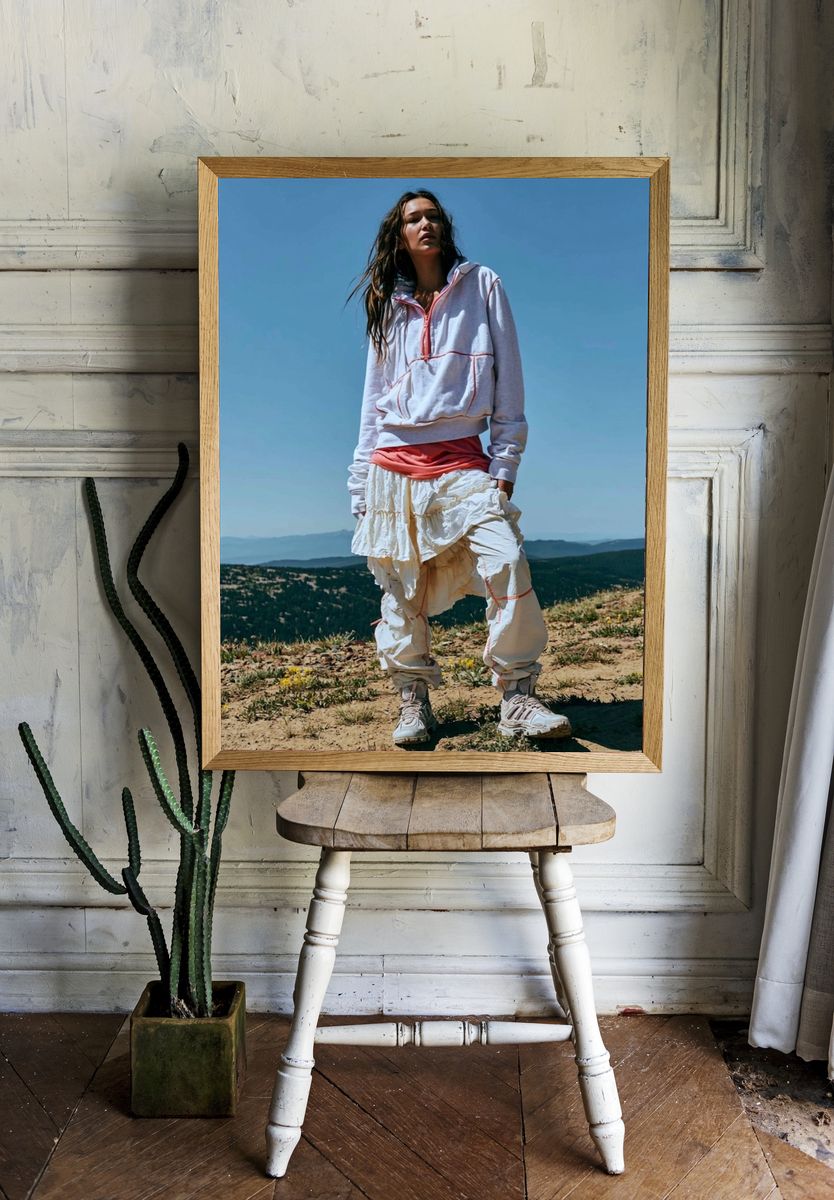 Mountain Fashion Portrait Poster. room preview