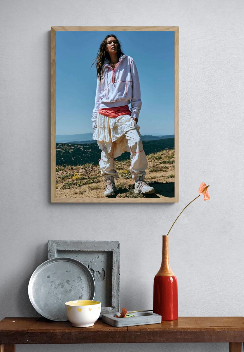 Mountain Fashion Portrait Poster. — room view 3