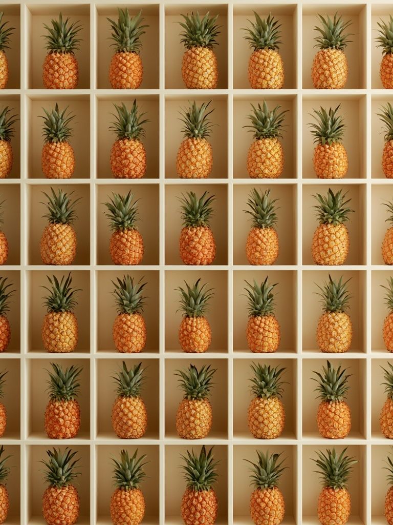Pineapple Grid Photography Poster. poster — photography art