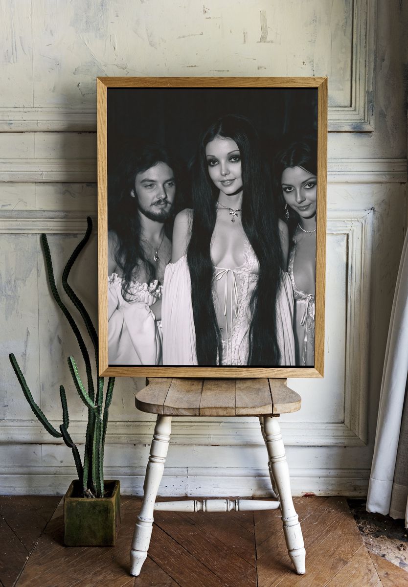 Gothic Portrait Photography Poster. — room view 1