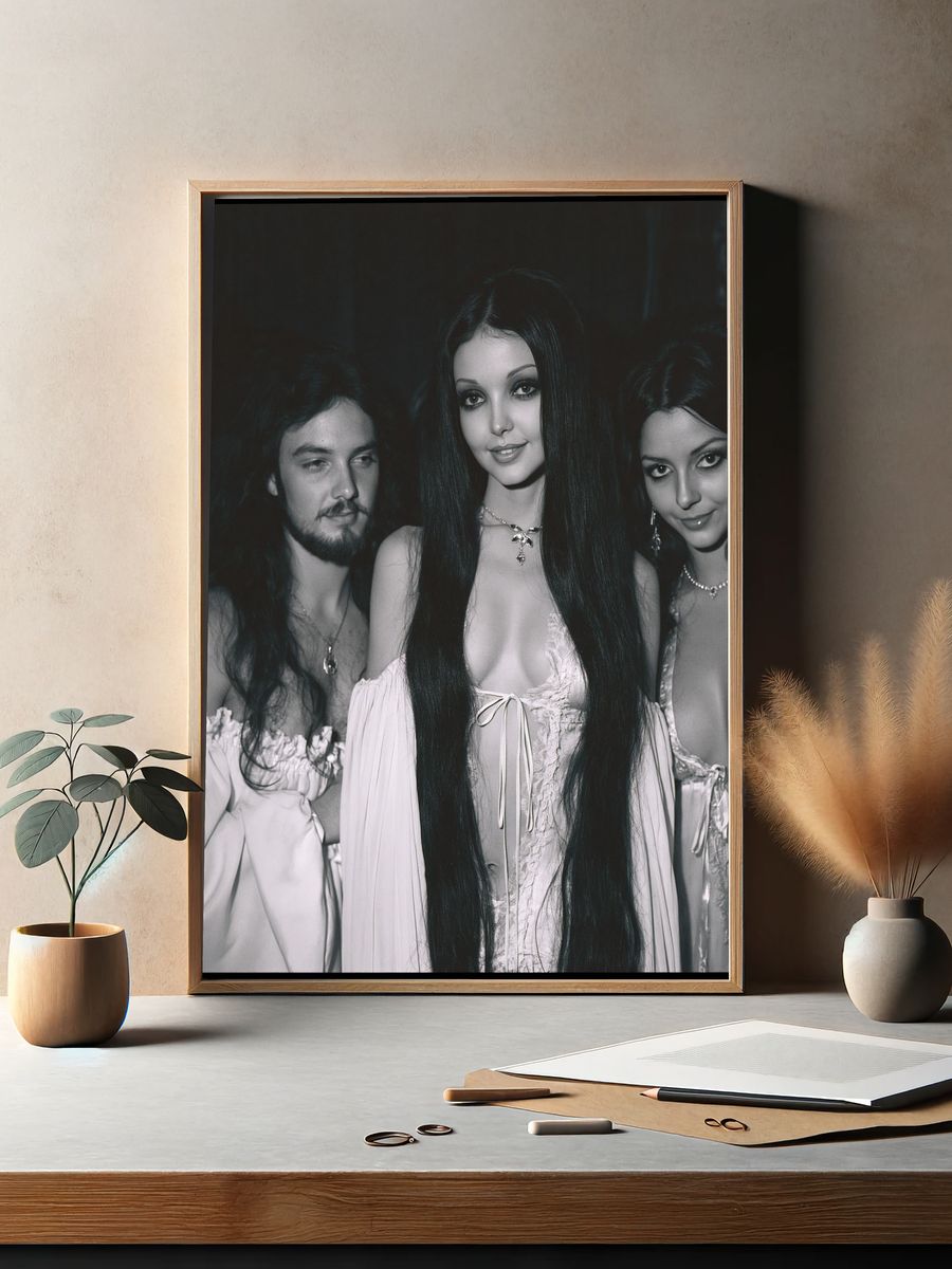 Gothic Portrait Photography Poster. — room view 2