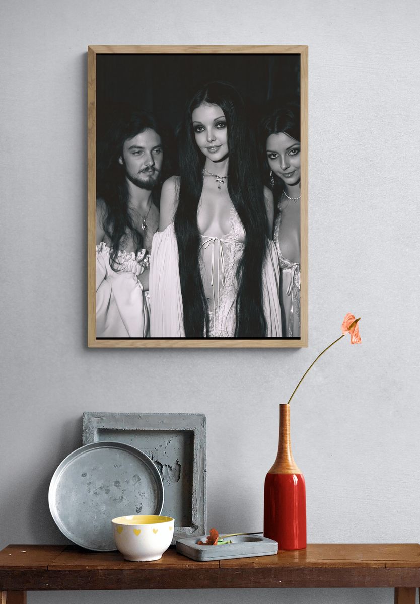 Gothic Portrait Photography Poster. — room view 3