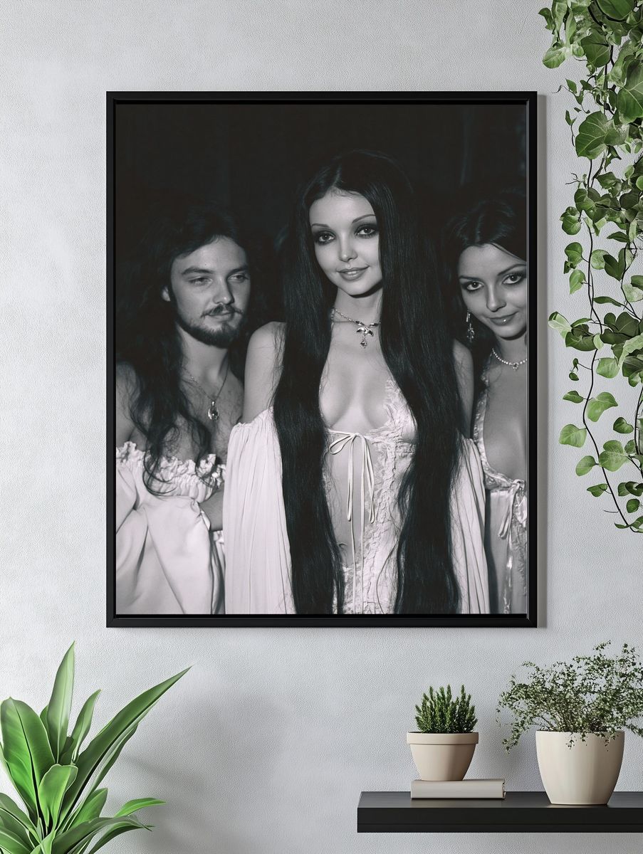 Gothic Portrait Photography Poster. — room view 4