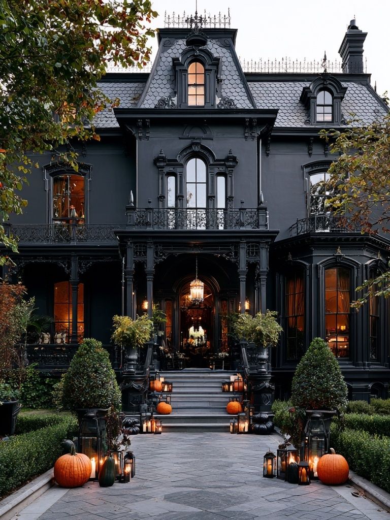 Haunted Victorian Mansion Photography Poster. poster detail