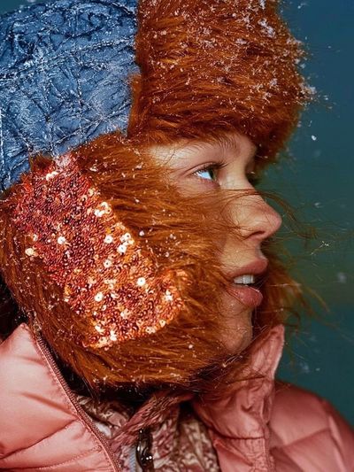 Winter Portrait Photography Poster.