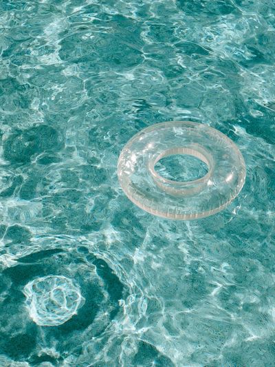 Floating Pool Ring Photography Poster. poster print