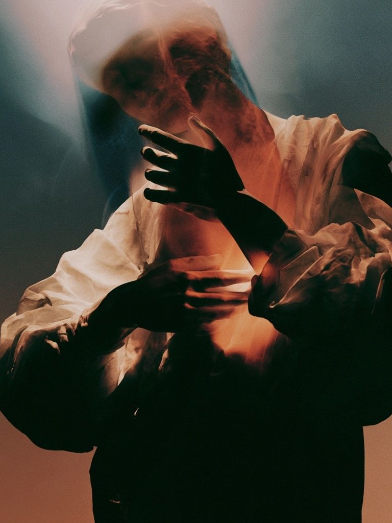 Surreal Figure Photography Poster. poster — photography art