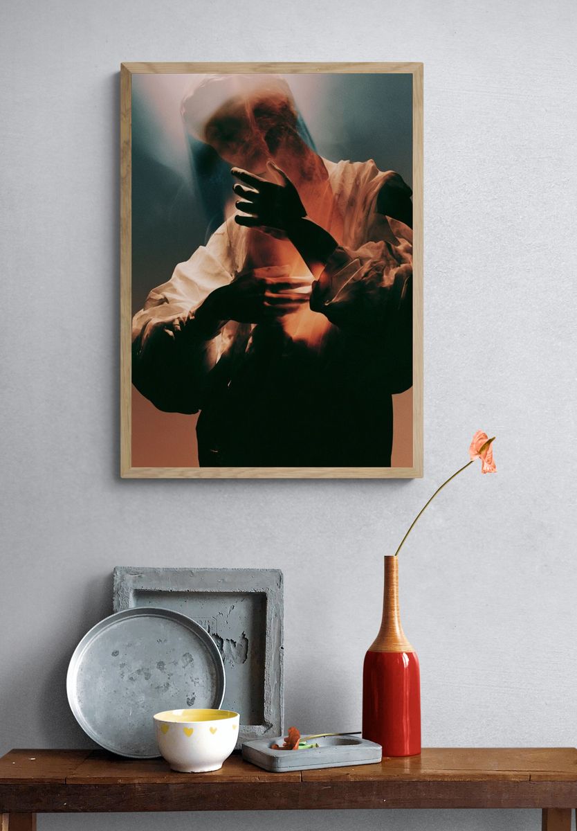 Surreal Figure Photography Poster. — room view 3