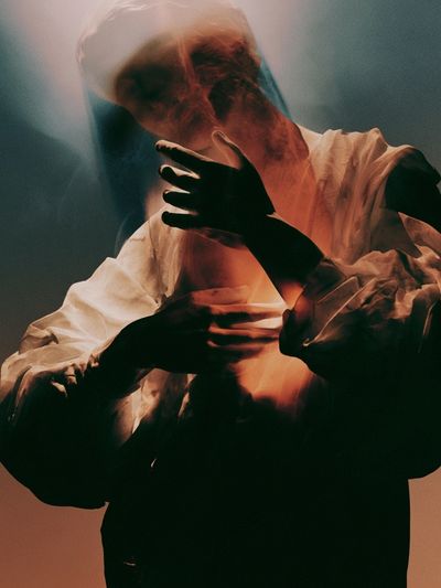 Surreal Figure Photography Poster.