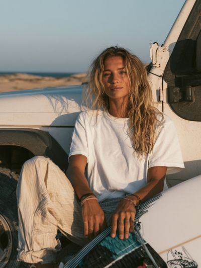 Beachside Jeep Portrait Poster.