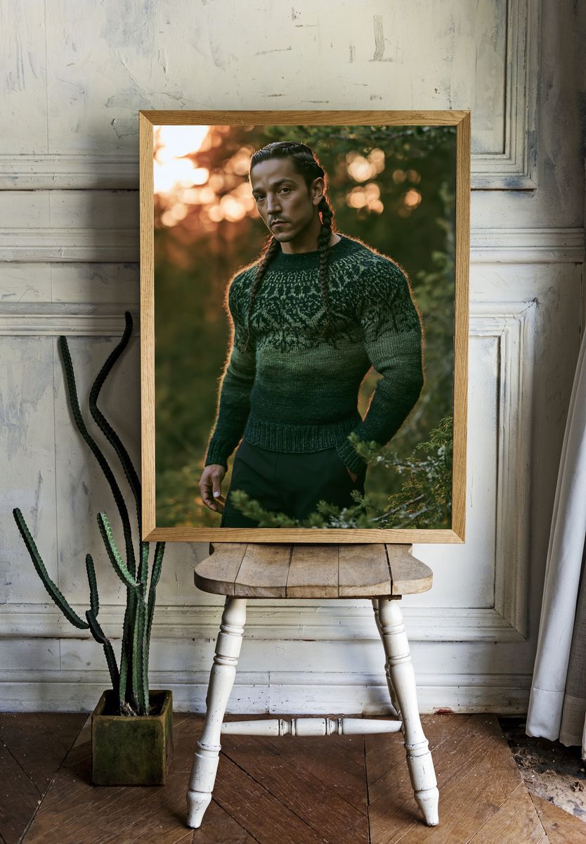 Braided Portrait Photography Poster. room preview