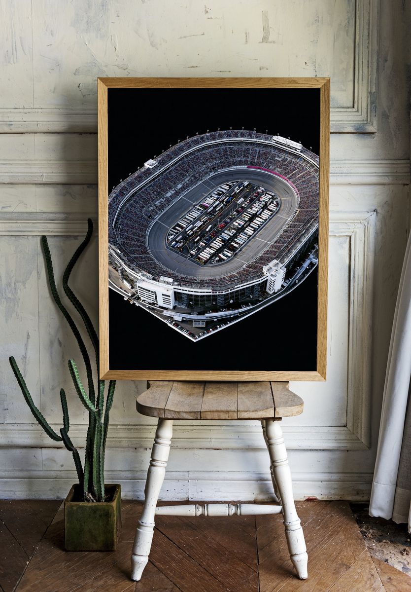 NASCAR Speedway Aerial Photography Poster. room preview