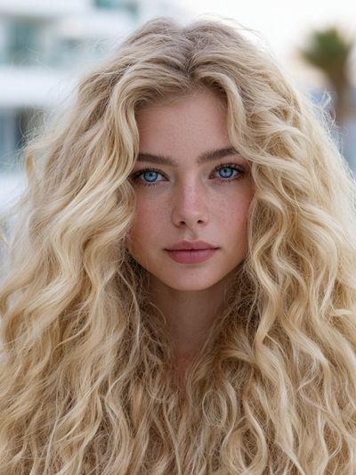 Blonde Portrait Photography Poster.