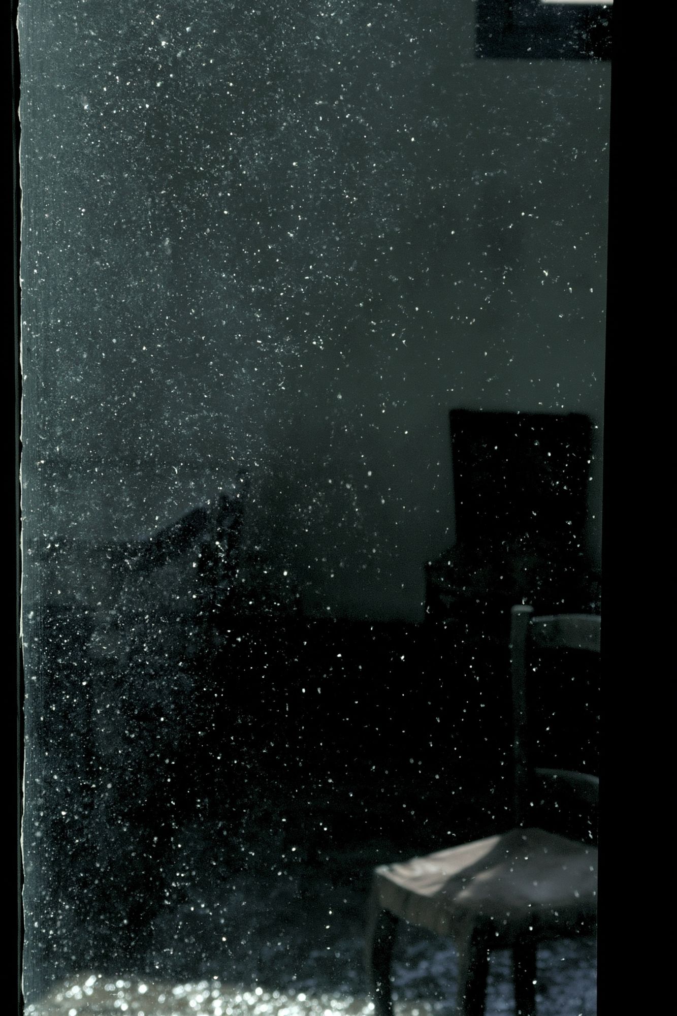Dusty Window Light Photography Poster. poster detail