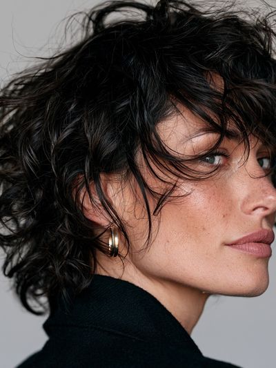 Curly Hair Portrait Photography Poster.
