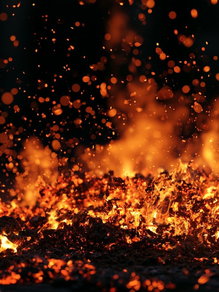 Glowing Embers Photography Poster. poster — photography art