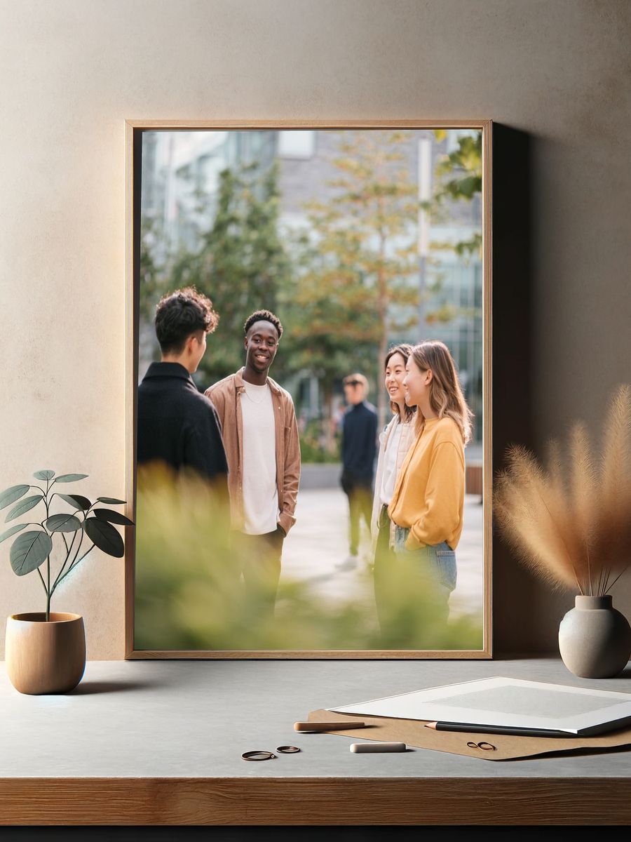 Campus Friends Photography Poster. — room view 2