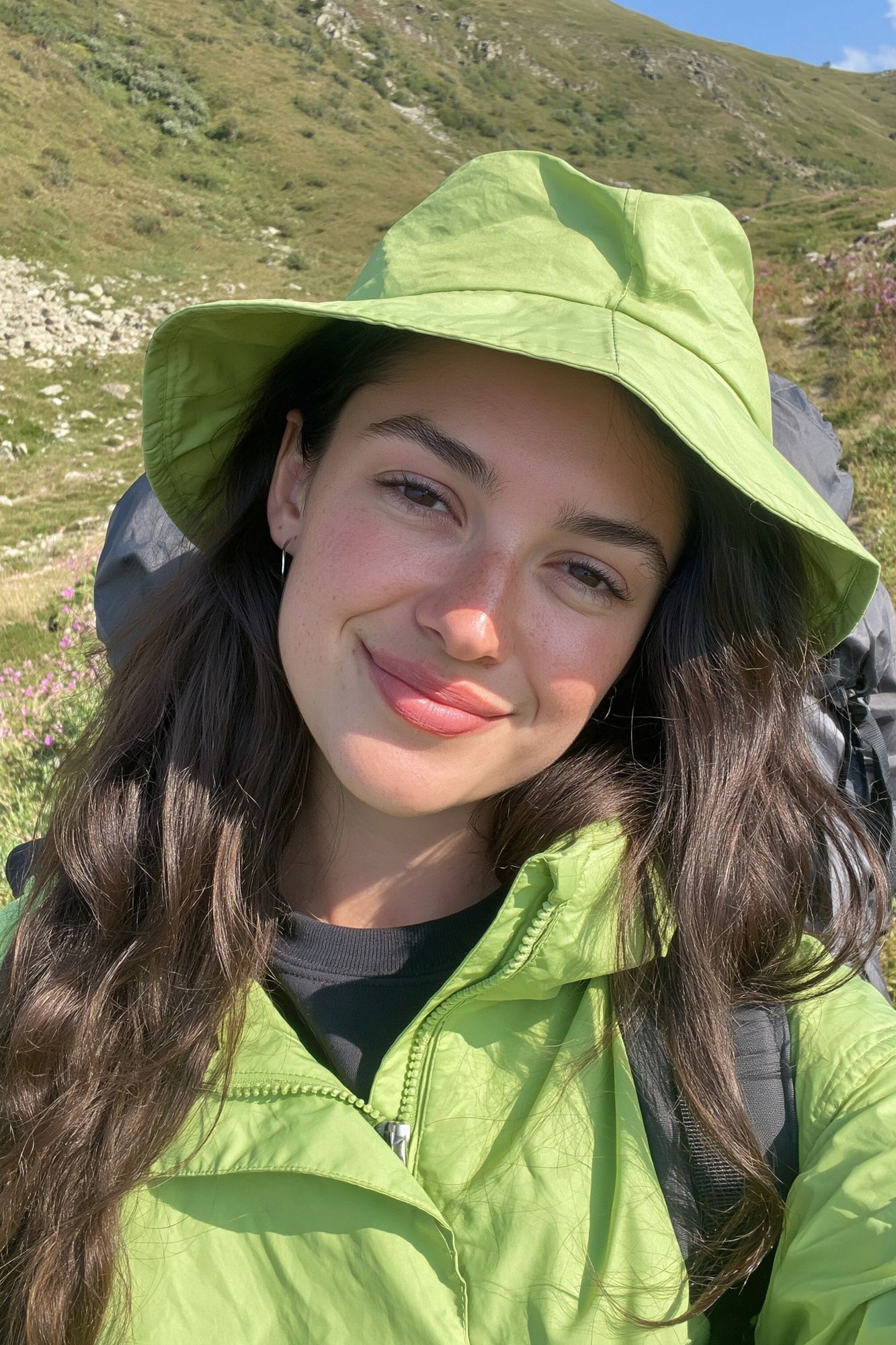 Hiker Portrait Photography Poster. poster — photography art