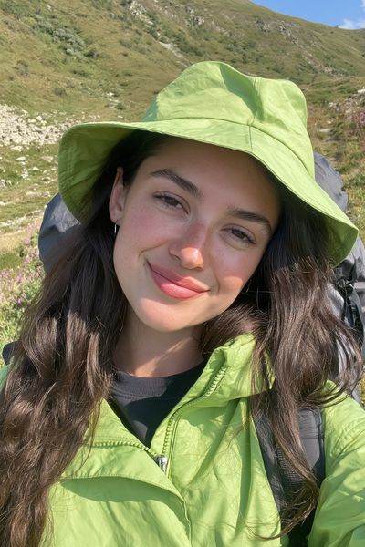 Hiker Portrait Photography Poster.
