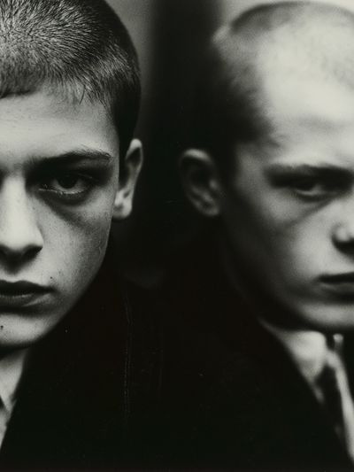 Monochrome Portrait Duo Poster.