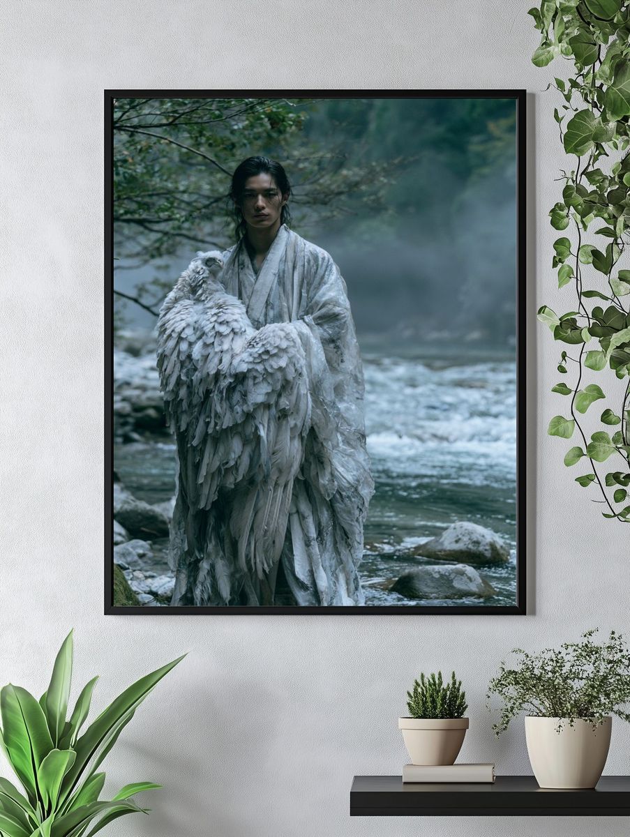 Mystic River Figure Photography Poster. — room view 4