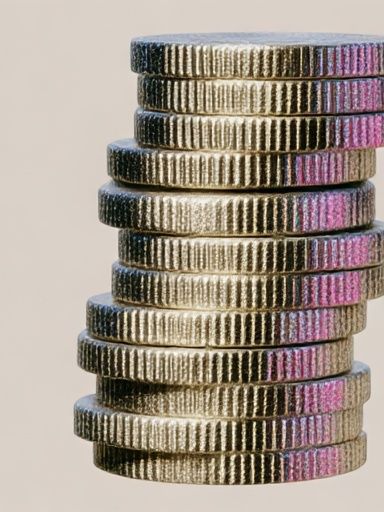 Stacked Coins Photography Poster. poster — photography art