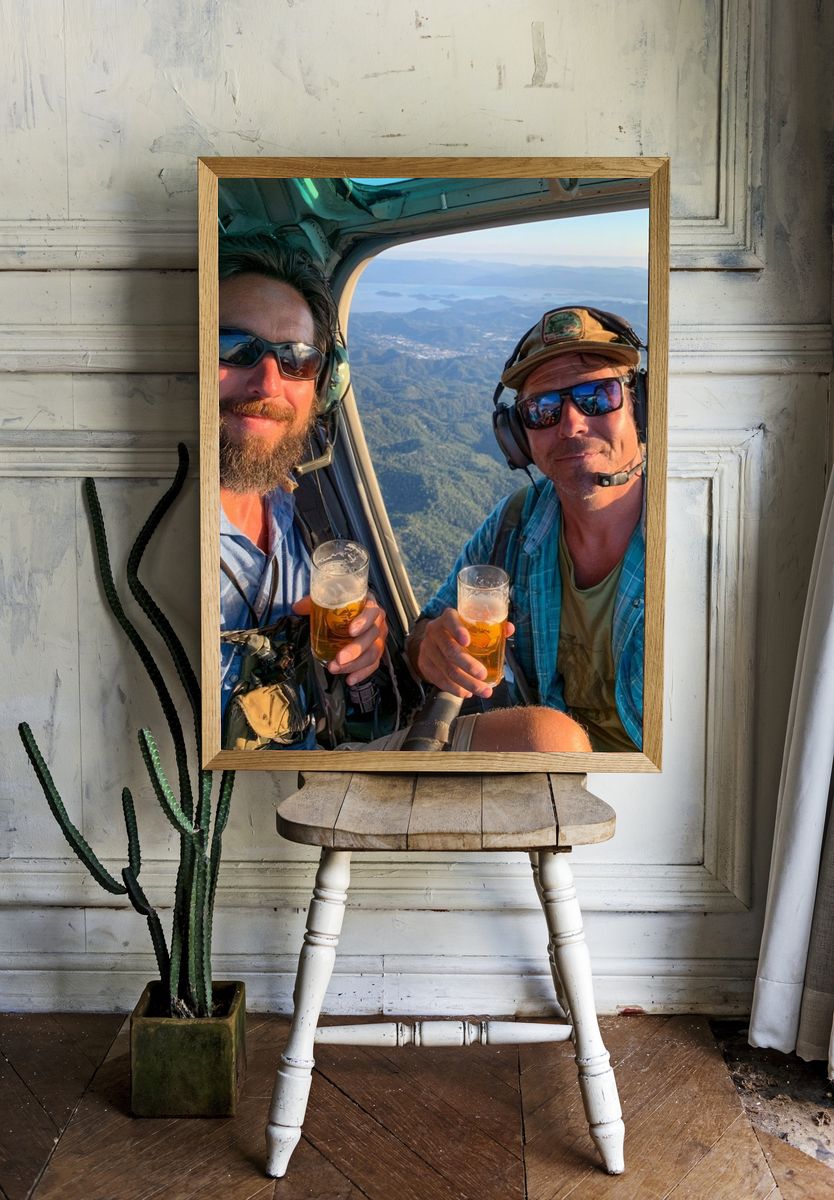 Helicopter Toast Photography Poster. — room view 1