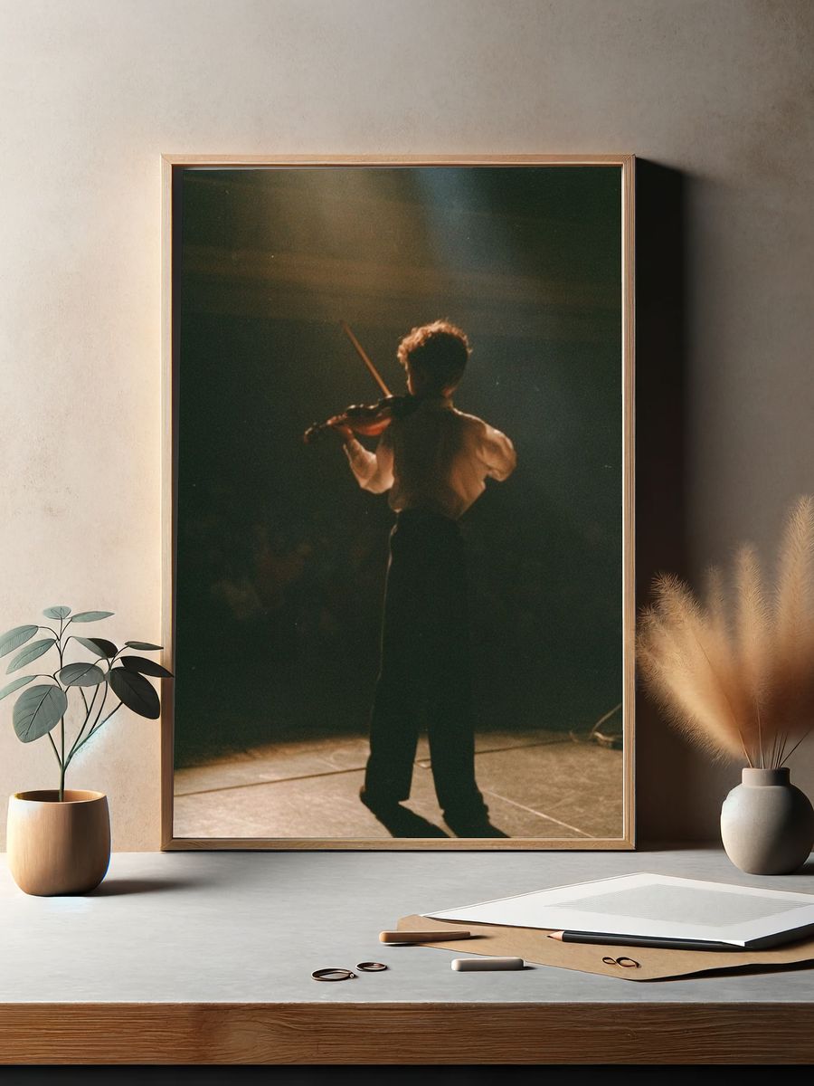 Cinematic Colonial Figure Poster. — room view 2