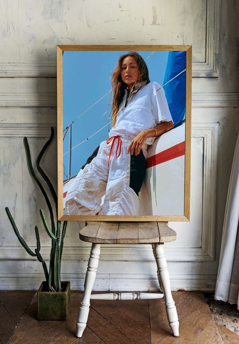 Sailboat Portrait Photography Poster. — room view 1