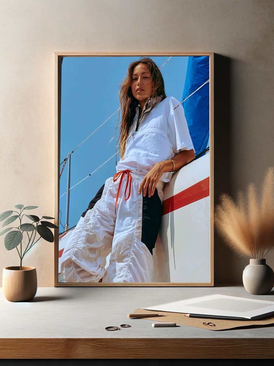 Sailboat Portrait Photography Poster. — room view 2