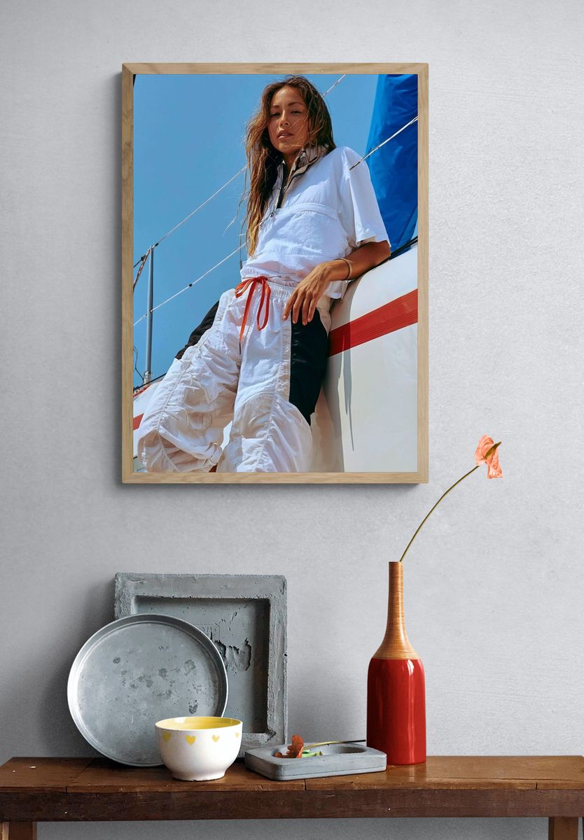 Sailboat Portrait Photography Poster. — room view 3