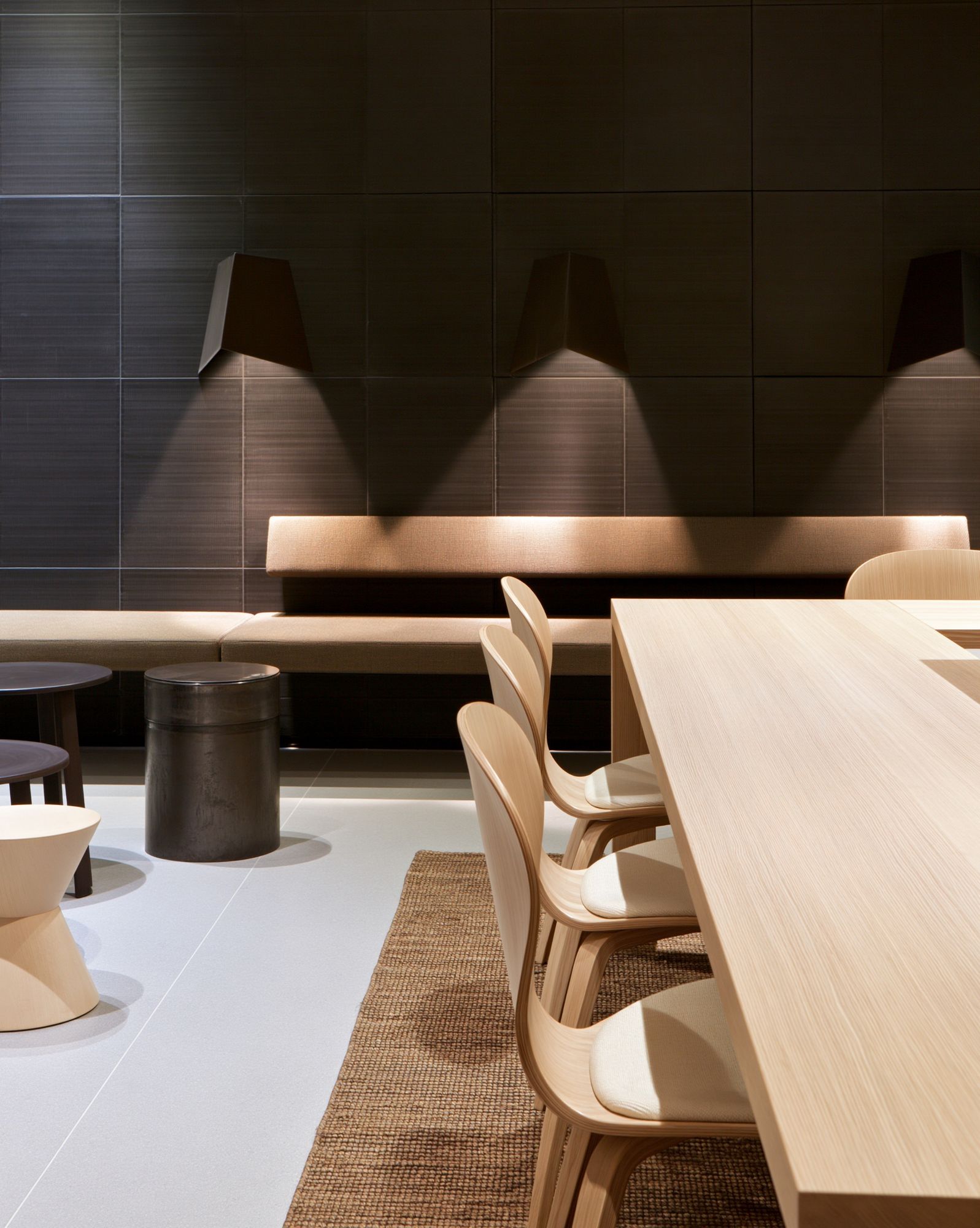 Minimalist Dining Interior Photography Poster. poster detail
