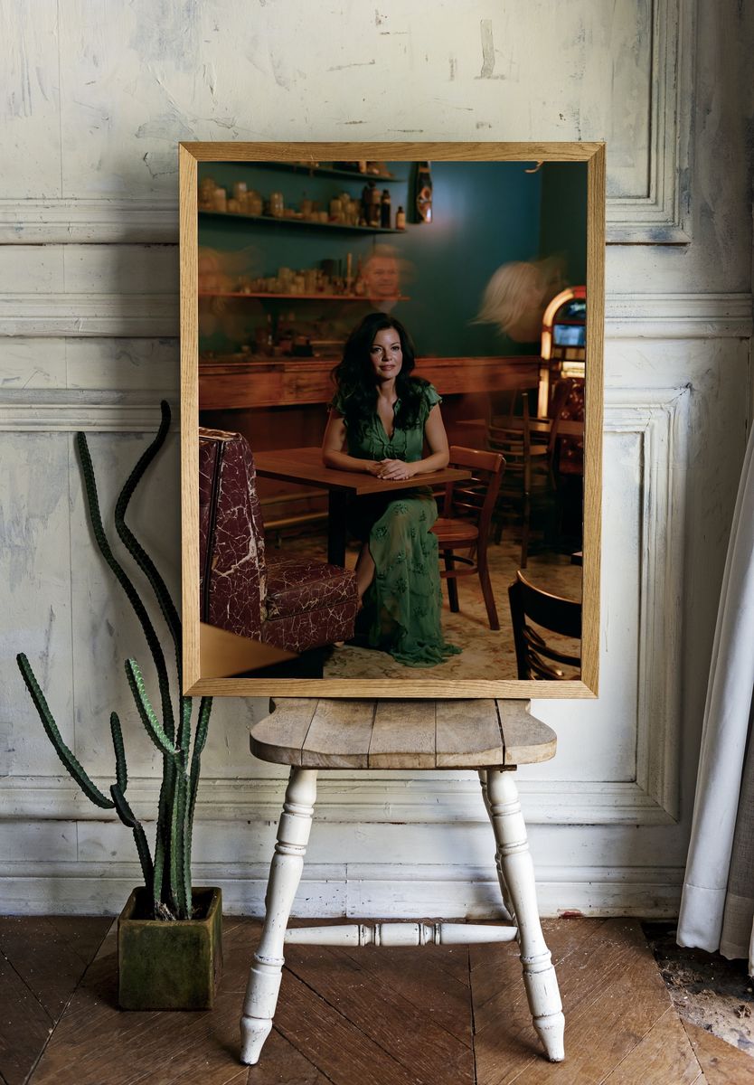 Retro Diner Portrait Poster. room preview