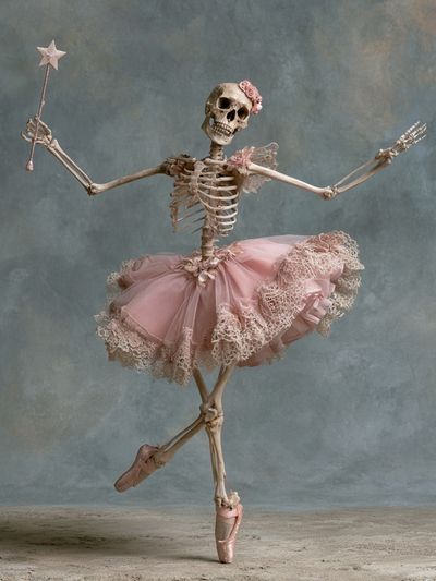 Ballet Skeleton Photography Poster.