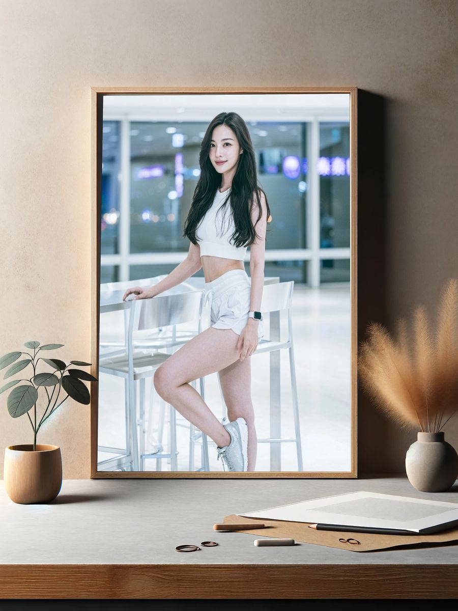 Athletic Portrait Photography Poster. — room view 2
