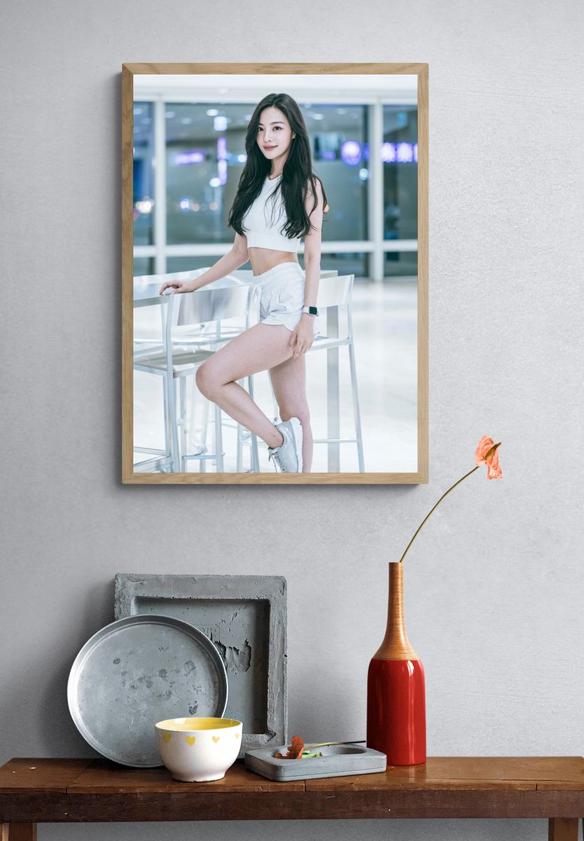 Athletic Portrait Photography Poster. — room view 3